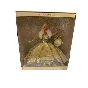 Celebration Barbie Gold Special 2000 Edition Doll Blonde In Box Never Opened